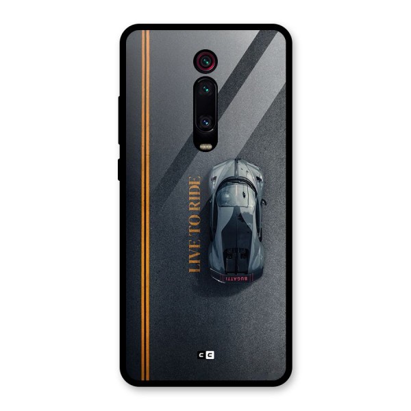 Live To Ride Glass Back Case for Redmi K20 Pro