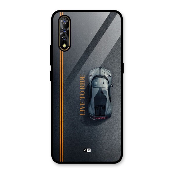 Live To Ride Glass Back Case for Vivo Z1x