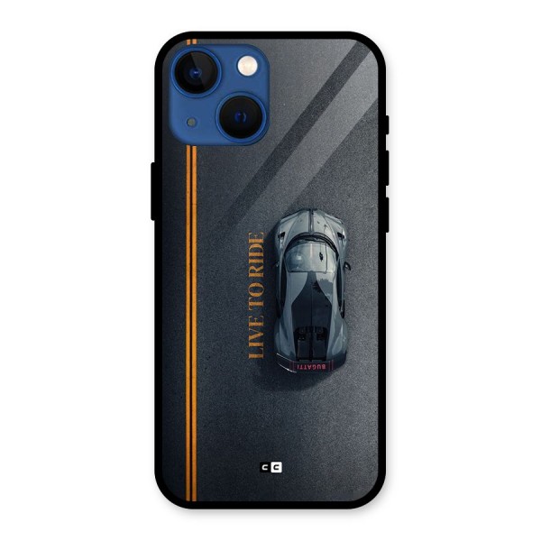 Live To Ride Glass Back Case for iPhone 13 Mini