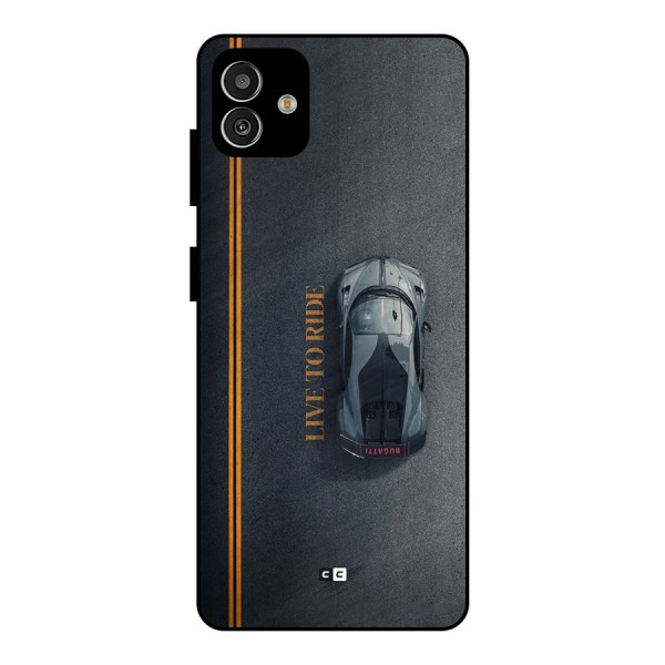 Live To Ride Metal Back Case for Galaxy M13 5G