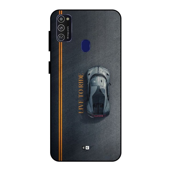 Live To Ride Metal Back Case for Galaxy M21