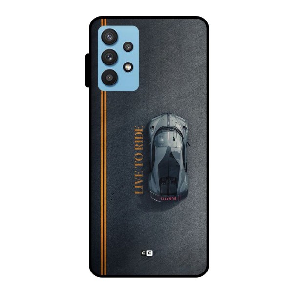 Live To Ride Metal Back Case for Galaxy M32 5G