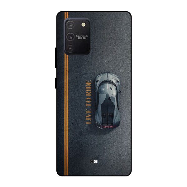 Live To Ride Metal Back Case for Galaxy S10 Lite