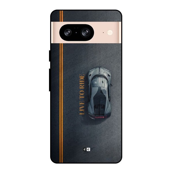 Live To Ride Metal Back Case for Google Pixel 8