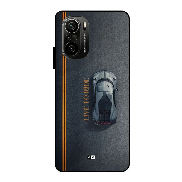 Live To Ride Metal Back Case for Mi 11X Pro