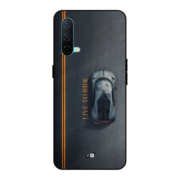 Live To Ride Metal Back Case for OnePlus Nord CE 5G