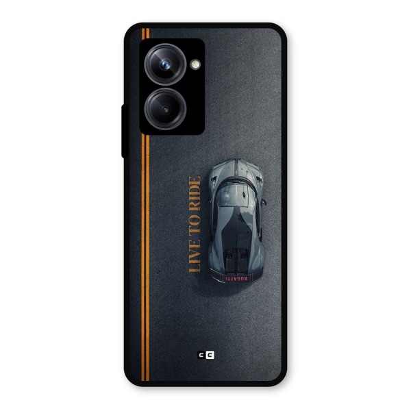 Live To Ride Metal Back Case for Realme 10 Pro