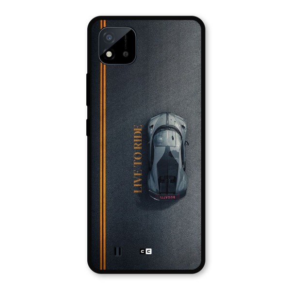 Live To Ride Metal Back Case for Realme C11 2021