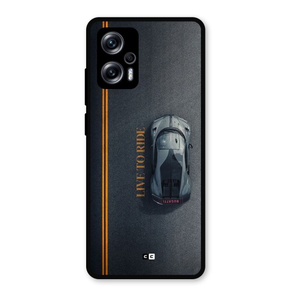 Live To Ride Metal Back Case for Redmi K50i