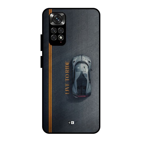 Live To Ride Metal Back Case for Redmi Note 11 Pro