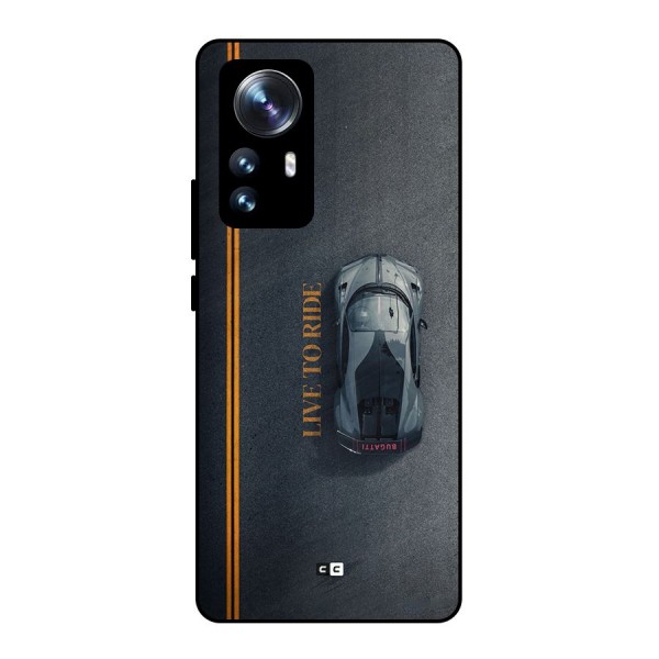 Live To Ride Metal Back Case for Xiaomi 12 Pro