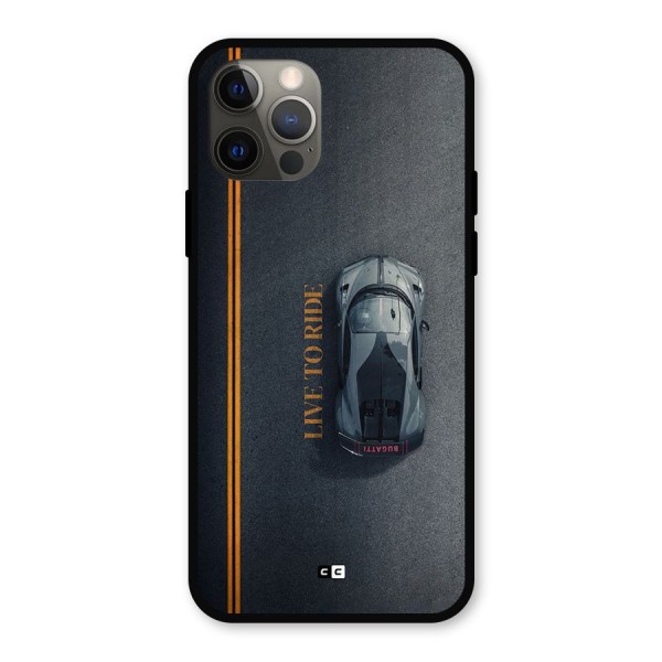 Live To Ride Metal Back Case for iPhone 12 Pro