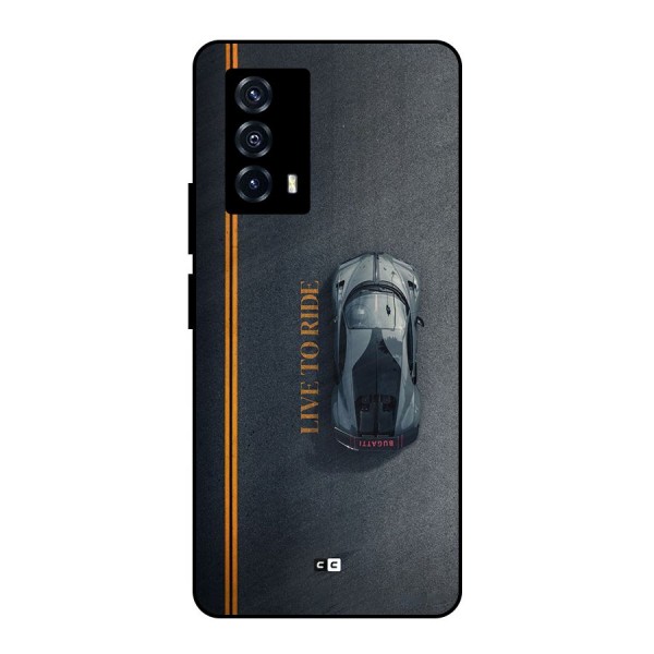 Live To Ride Metal Back Case for iQOO Z5