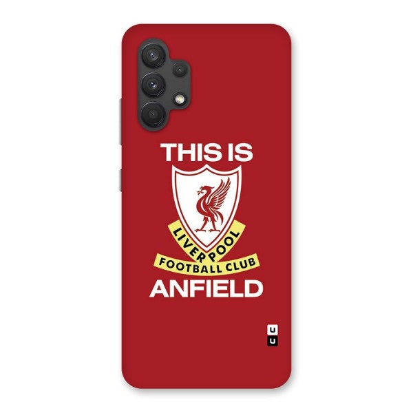 LiverPool Anfield Glass Back Case for Galaxy A32
