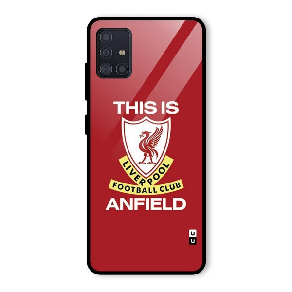 LiverPool Anfield Glass Back Case for Galaxy A51