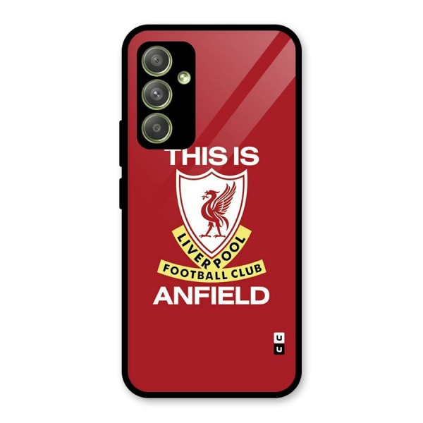 LiverPool Anfield Glass Back Case for Galaxy A54