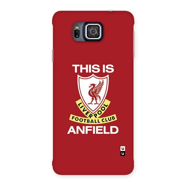 LiverPool Anfield Back Case for Galaxy Alpha