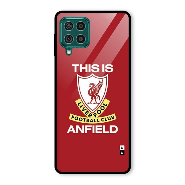 LiverPool Anfield Glass Back Case for Galaxy F62