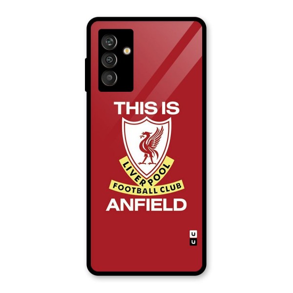 LiverPool Anfield Glass Back Case for Galaxy M13