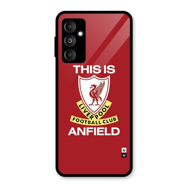 LiverPool Anfield Glass Back Case for Galaxy M14 5G