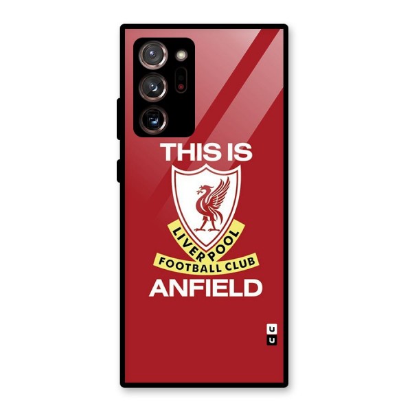 LiverPool Anfield Glass Back Case for Galaxy Note 20 Ultra