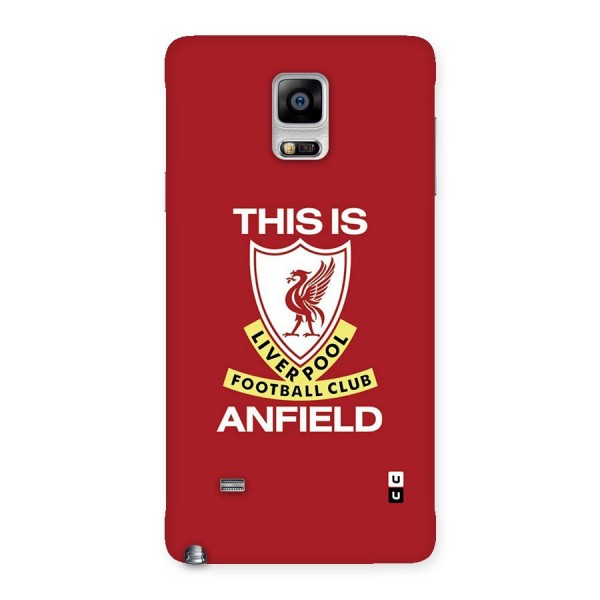 LiverPool Anfield Back Case for Galaxy Note 4