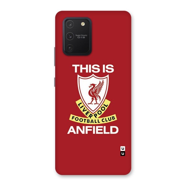 LiverPool Anfield Glass Back Case for Galaxy S10 Lite