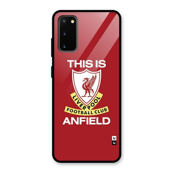 LiverPool Anfield Glass Back Case for Galaxy S20