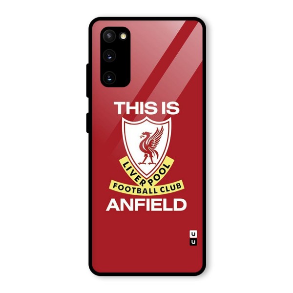 LiverPool Anfield Glass Back Case for Galaxy S20 FE 5G