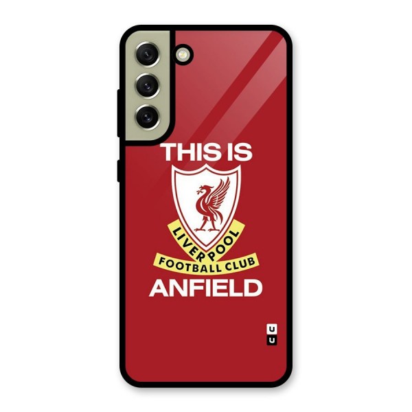 LiverPool Anfield Glass Back Case for Galaxy S21 FE 5G