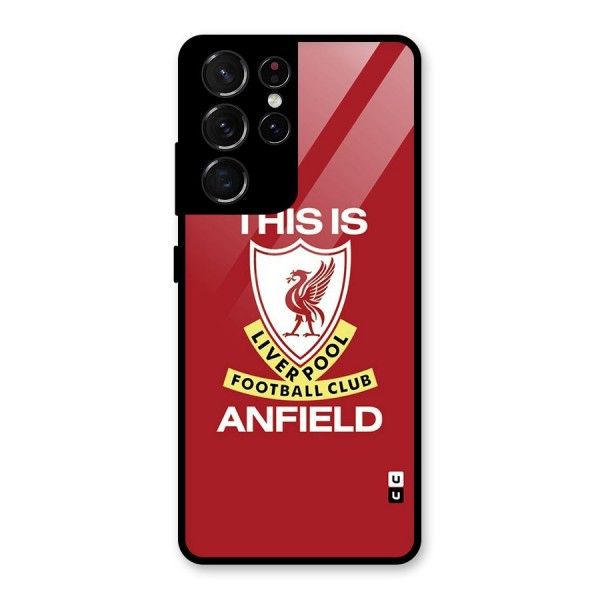 LiverPool Anfield Glass Back Case for Galaxy S21 Ultra 5G