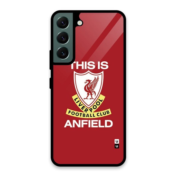 LiverPool Anfield Glass Back Case for Galaxy S22 5G