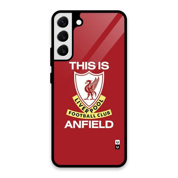 LiverPool Anfield Glass Back Case for Galaxy S22 Plus 5G