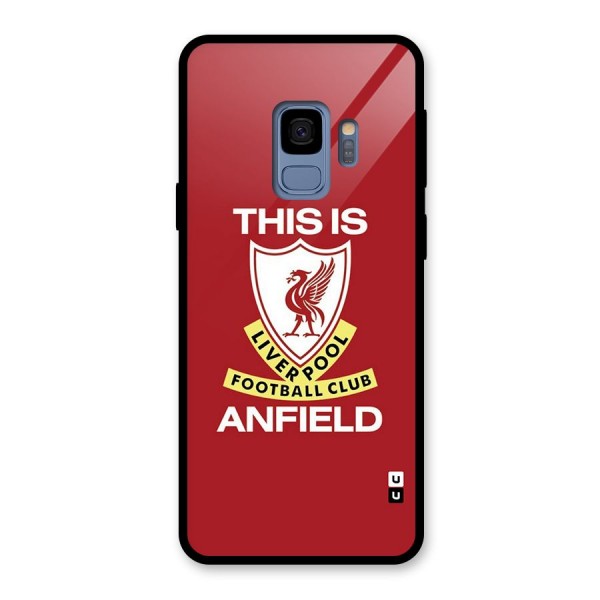 LiverPool Anfield Glass Back Case for Galaxy S9