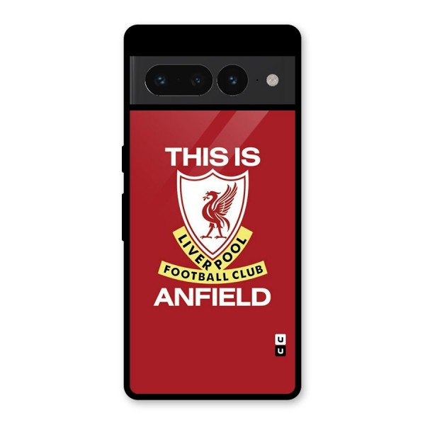 LiverPool Anfield Glass Back Case for Google Pixel 7 Pro