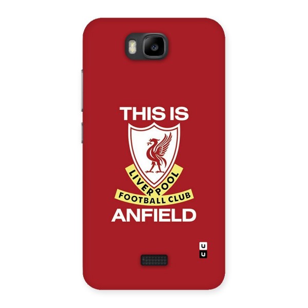 LiverPool Anfield Back Case for Honor Bee