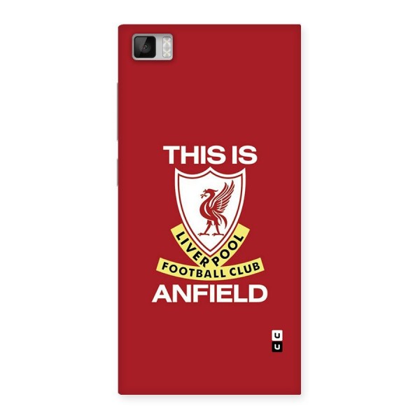 LiverPool Anfield Back Case for Mi3