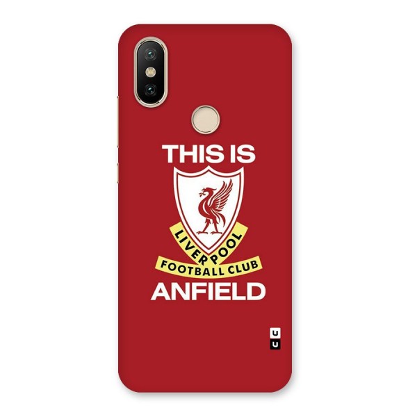 LiverPool Anfield Back Case for Mi A2