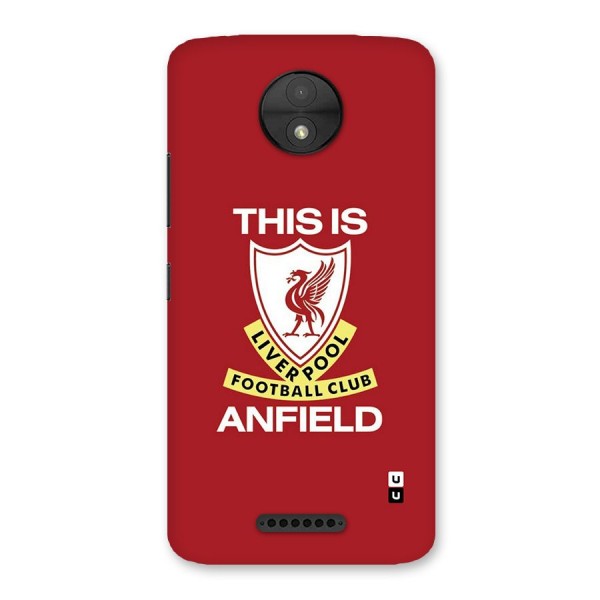LiverPool Anfield Back Case for Moto C