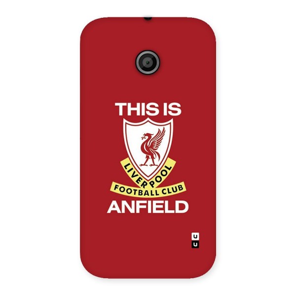 LiverPool Anfield Back Case for Moto E