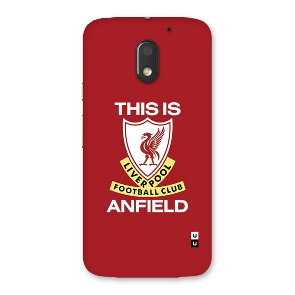 LiverPool Anfield Back Case for Moto E3 Power