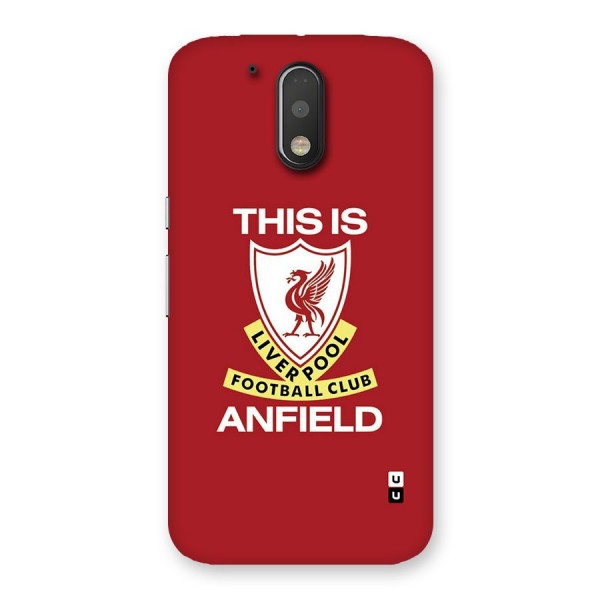 LiverPool Anfield Back Case for Moto G4