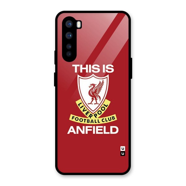 LiverPool Anfield Glass Back Case for OnePlus Nord