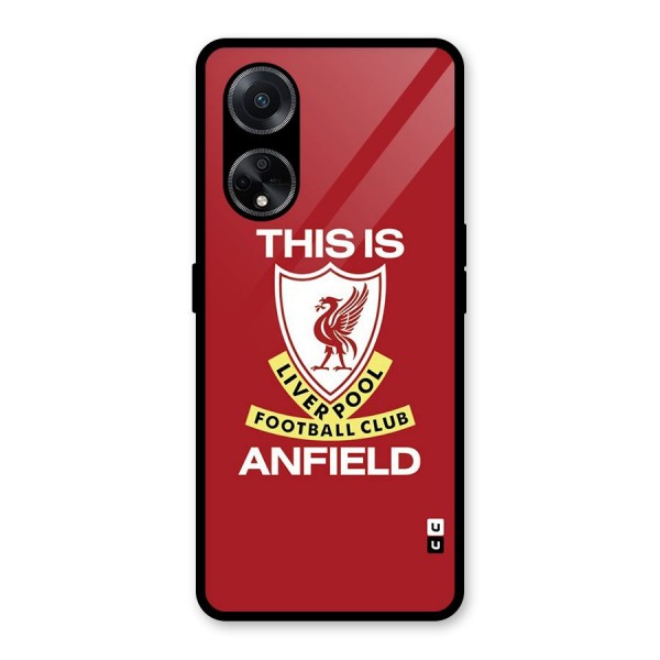 LiverPool Anfield Glass Back Case for Oppo F23