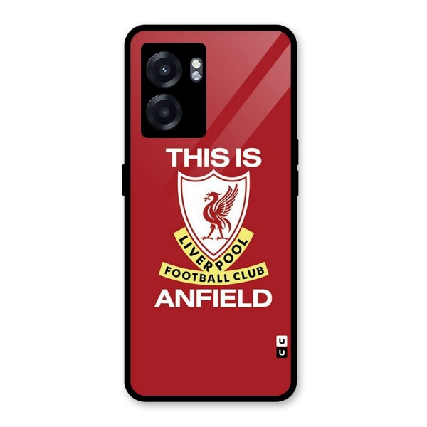 LiverPool Anfield Glass Back Case for Oppo K10 (5G)