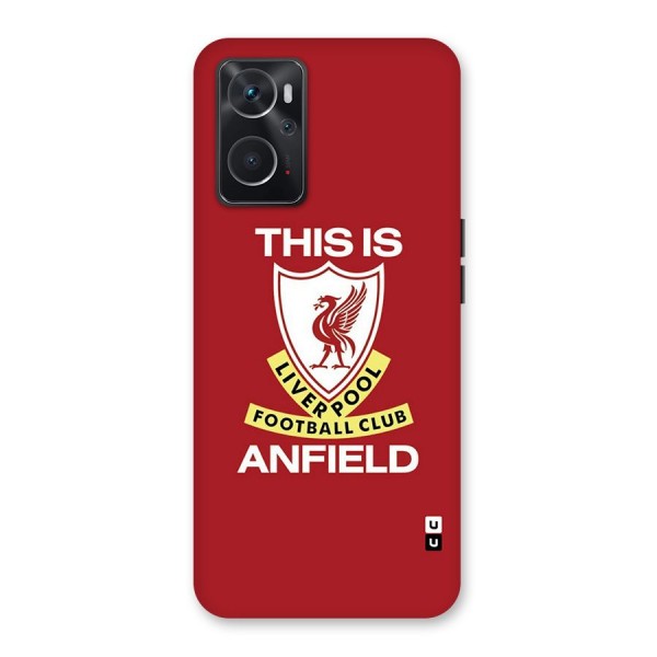 LiverPool Anfield Glass Back Case for Oppo K10 4G