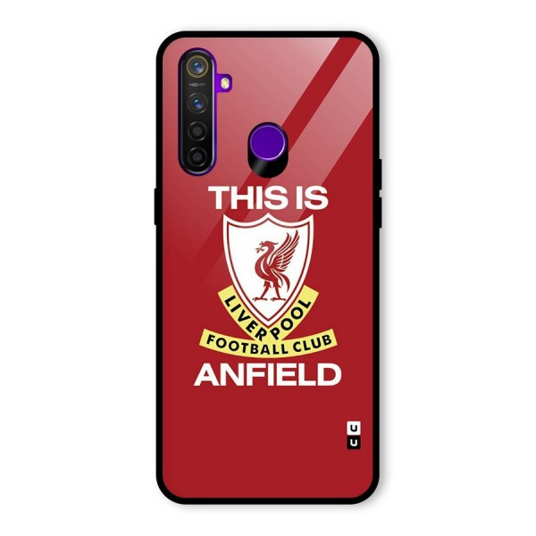 LiverPool Anfield Glass Back Case for Realme 5 Pro