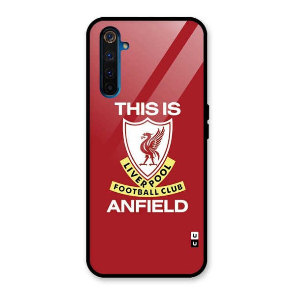 LiverPool Anfield Glass Back Case for Realme 6 Pro