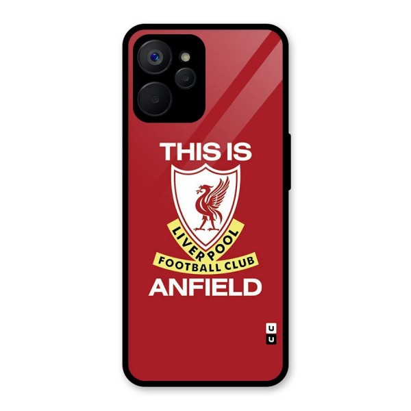 LiverPool Anfield Glass Back Case for Realme 9i 5G