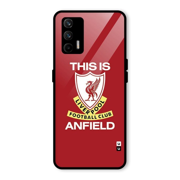 LiverPool Anfield Glass Back Case for Realme X7 Max